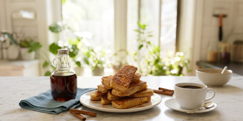 Quail Egg French Toast Fingers