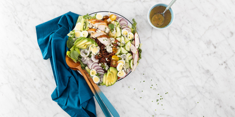 Cobb Salad With Quail Eggs