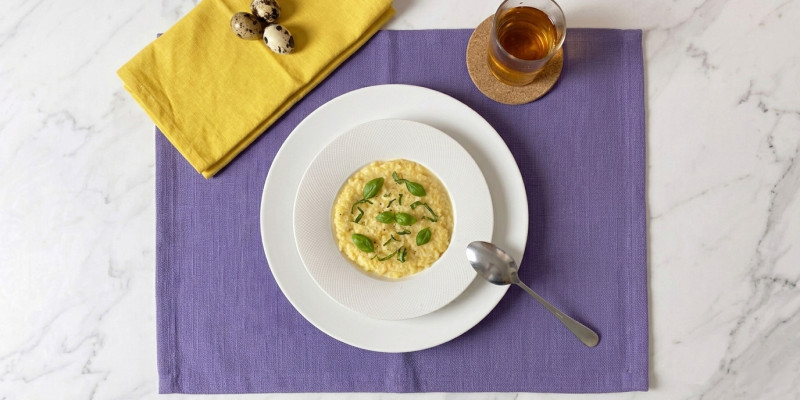 Chef Alex Palermo's Classic Pastina with Quail Eggs