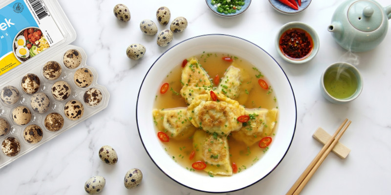 Chef Kyle's Quail Egg Dumplings