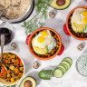 Roasted Veggie Buddha Bowl With Quail Eggs