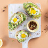 Avocado Toast With Quail Eggs