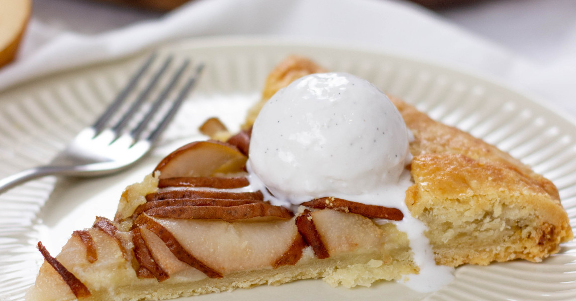 Pear and Almond Galette (Made with Quail Eggs!) | Spring Creek Quail Farms
