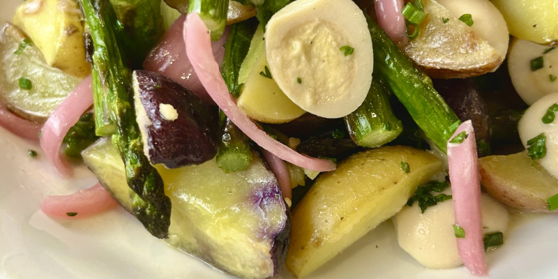 Chef Kyle's Potato Salad with Pickled Quail Eggs